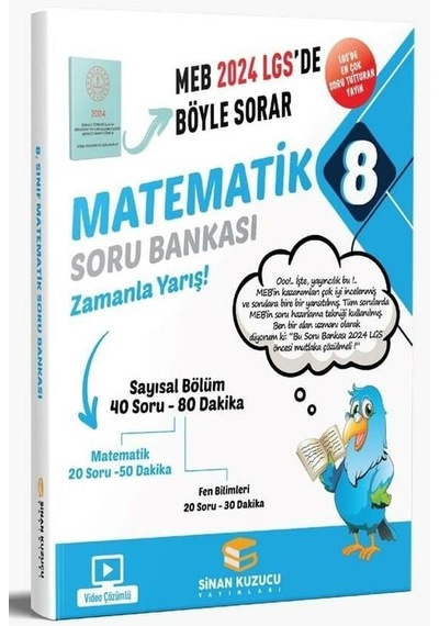 Sinan Kuzucu 8.sınıf Lgs Matematik Soru Bankası