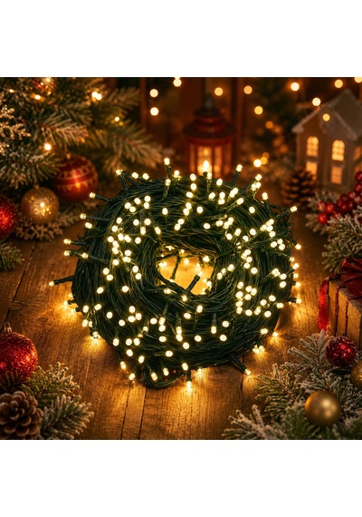 Yüksek Kalite Profesyonel Gerçek Gün Işığı Led Işık 9 Metre 96 Led 220 V Eklemeli Noel Ağacı Işığı
