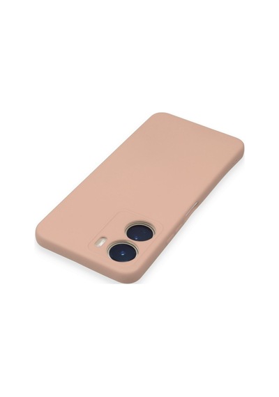 Vivo Y16 Uyumlu Kılıf Nano İçi Kadife Silikon - Pudra