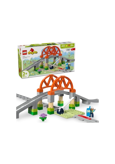 LEGO® DUPLO® Kasabası Tren Köprüsü ve Rayları Ek Macera Seti 10426 - 2 Yaş ve Üzeri Çocuklar İçin Eğitici Oyuncak Yapım Seti (42 Parça)