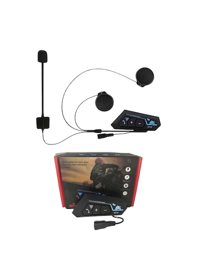 Hubrendy Kargo Yeni Nesil Dinleme Ve Konuşma Özellikli Intercom Kask Kulaklığı 5.0 Bluetooth