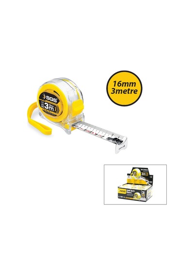 12 Adet 3mt X 16mt Şeffaf Stoplu Şerit Metre 4915
