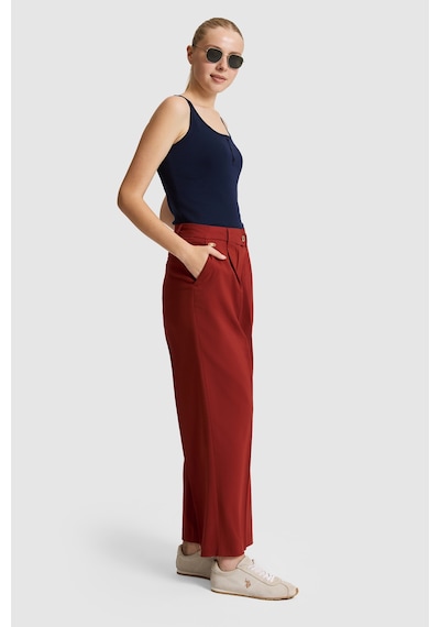 U.s. Polo Assn. Kadın Vişne Pantolon Kanvas-chino 50325517-vr223