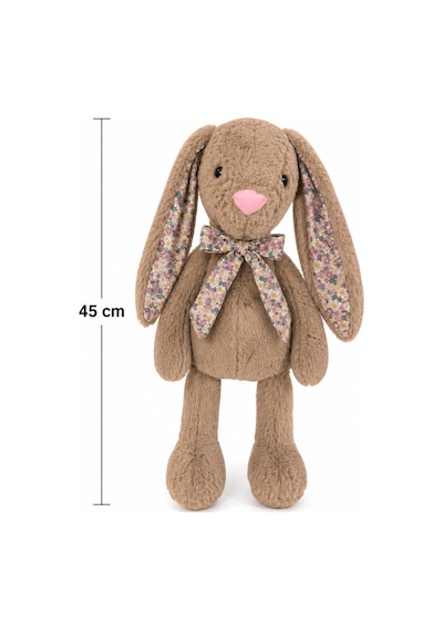 Yumuşacık Sevimli Dev Boy Tavşan Peluş Oyuncak 45 Cm Kahverengi