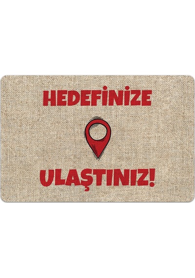 Evaşk Kapı Önü Paspası Vinil Kaymaz Tabanlı 45 X 70 Evaşkdm12108