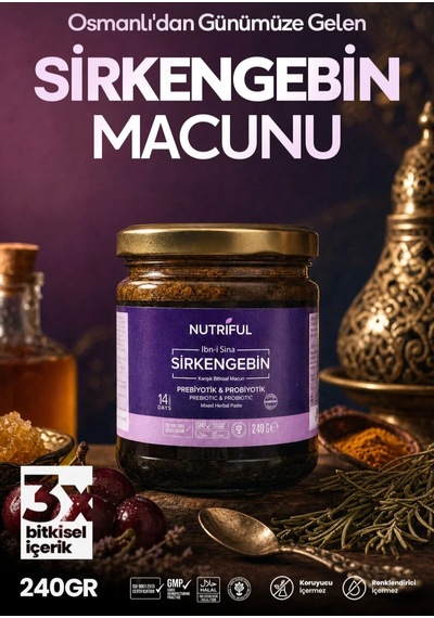 Nutriful Ibn-ı Sina Sirkengebin Prebiyotik Macunu 3 Adet