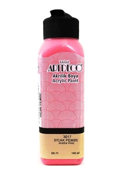 Akrilik Boya 140 Ml. Sıcak Pembe Sıcak Pembe