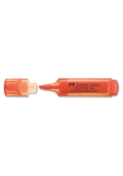 Faber Castell Textliner 1546 Fosforlu Kalem Turuncu Altın