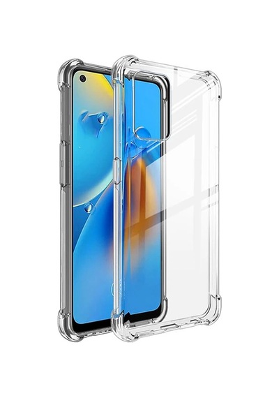 Oppo Reno F19-a74 Kamera Korumalı Shockproof Silikon Kılıf- 5775