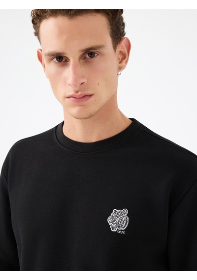 Erkek Sweat Lf2041388 Siyah