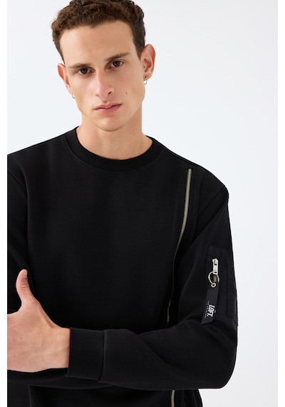 Loft Lf2041629 Erkek Sweatshirt Siyah