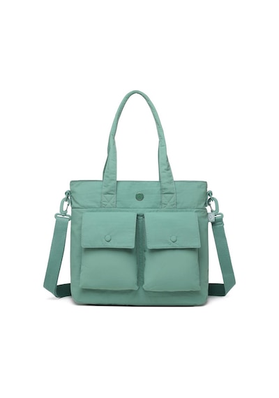 Smart Bags Mikro Poly Kumaş Büyük Boy Kadın Omuz Çantası 3345 Mint