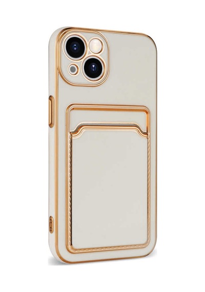 Zore İphone 13 Uyumlu Ogaa Bark Kartlıklı Kılıf-mavi
