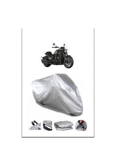 Rks C1002v Gri Su Geçirmez Kalitesi Motosiklet Örtüsü