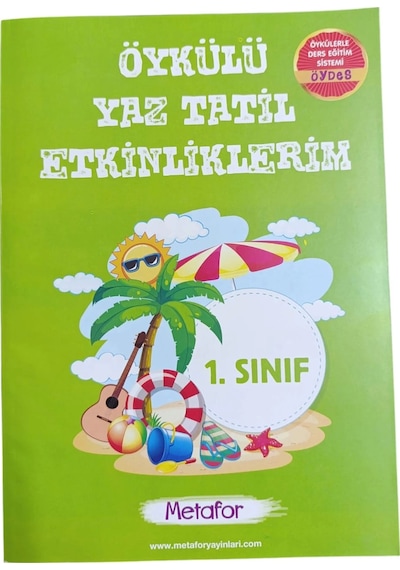 1.sınıf Öykülü Yaz Tatil Etkinliklerim Metafor Yayın