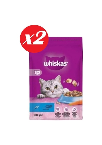 Whiskas Ton Balıklı Ve Sebzeli Yetiş. Kedi M.300gr Set 2'li
