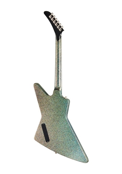 Epiphone Lzzy Hale Explorer Custom Elektro Gitar Black Diamond Holographic Sparkle 104080440138