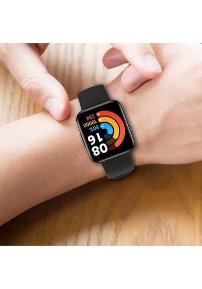 Xiaomi Redmi Watch 2 Lite Uyumlu Klasik Kordon Akb Kırmızı