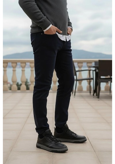 Lumberjack Fulda 5pr 102026817 Erkek Hakiki Deri Sneaker Ayakkabı Siyah 40-45 Siyah