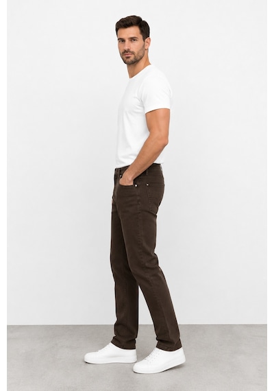 Bihan Store Erkek Regular Fit Jean Pantolon Günlük Ve Klasik Mc Clap 7209 Kahve