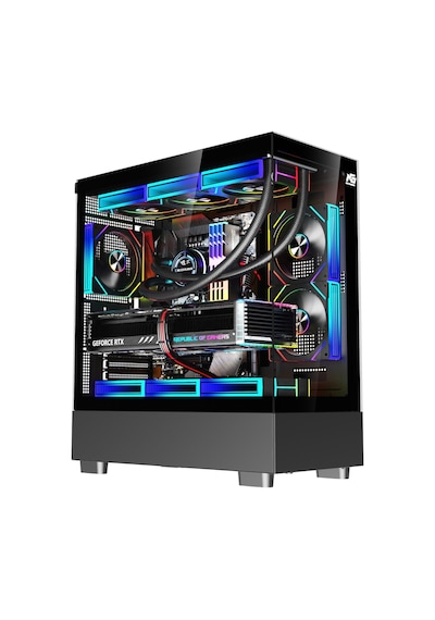 Orion Elite Xl 9x Argb Fan Kumanda Ve Kontrolcü Atx Boş Bilgisayar Kasası Siyah