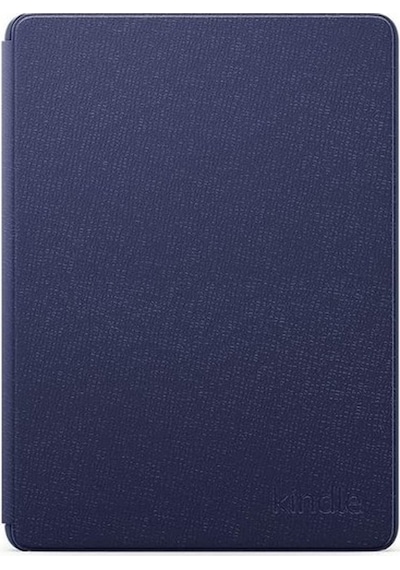 Amazon Kindle 6.8" Paperwhite 5 E Kitap Okuyucu Deri Kılıf Lacivert