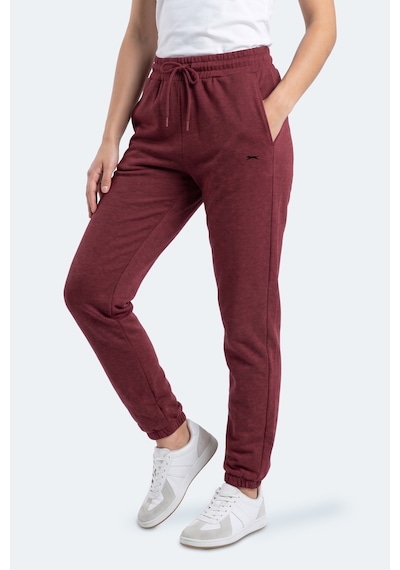 Slazenger Merya I Kadın Slim Fit Bordo Eşofman Altı