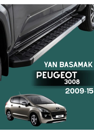 Peugeot 3008 2009-15 Model Uyumlu Araç Yan Basamak
