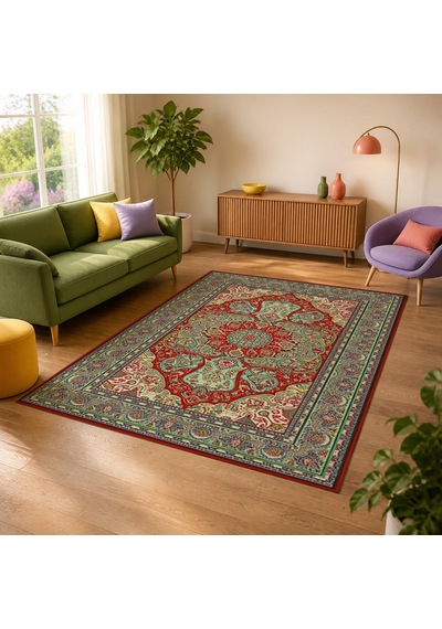 Kartela Halı Ira Halı Jüt Taban Dokuma Halı - 80 X 120 Cm Çok Renkli