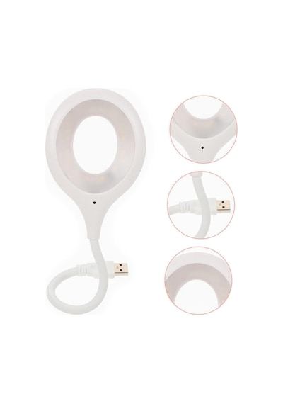 Ayt Powermaster Portatif Akrobatik 20 Smd Ledli Usb Gece Kitap Okuma Çalışma Lambası Powerbank Uyumlu Masa Lambası