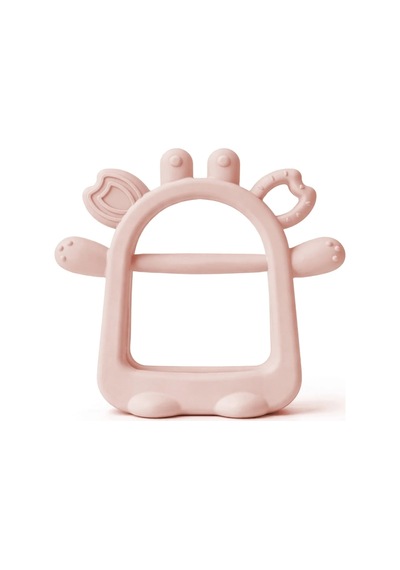 Babyjem Silikon Kolay Kavrama Diş Kaşıyıcı Pembe