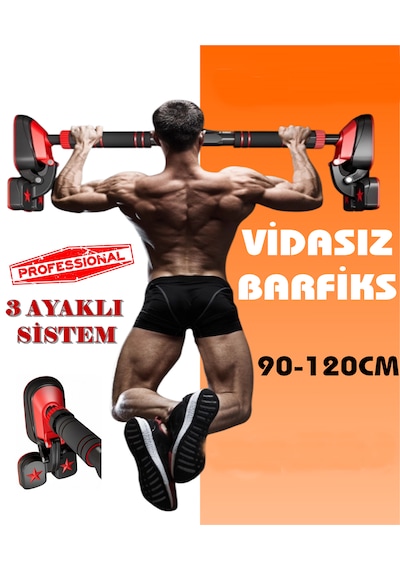 3pod 3 Ayaklı 92-120cm Koridor Kapı Barfiksi Barfix Aleti Çubuğu Çekme Barı Demiri Bar Barfix 3pod 3 Ayaklı 92-120cm Koridor Kapı Barfiksi Barfix Aleti Çubuğu Çekme Barı Demiri Bar Barfix