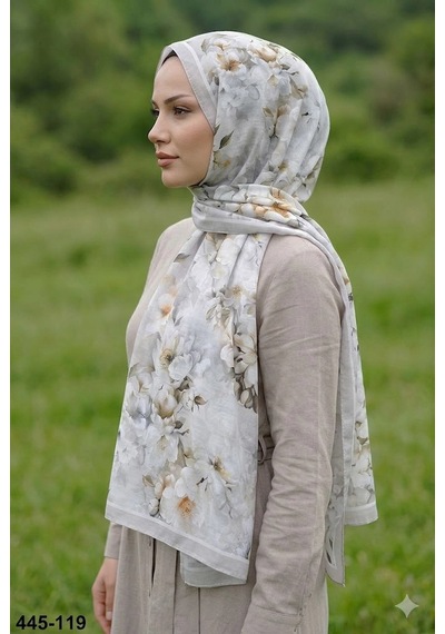 Buqle Dijital Desenli Soft Şal 445-119 Çok Renkli