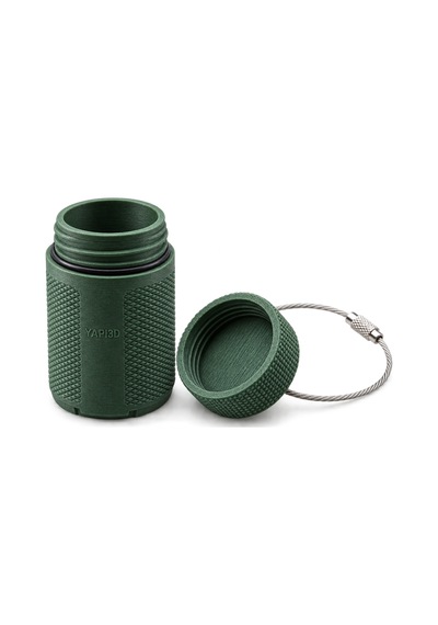Yapı3d Mini Anahtarlık Saklama Kabı Vidalı Kapaklı Taşınabilir Küçük Eşya Kutusu Çok Amaçlı Mini Container