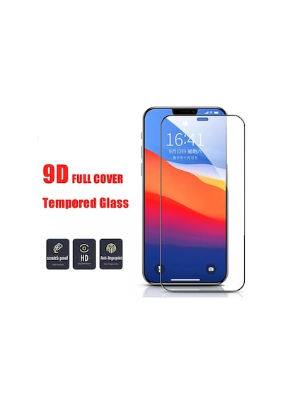Apple Uyumlu   iPhone 12 Mini 9D Tam Kaplayan Cam Ekran Koruyucu