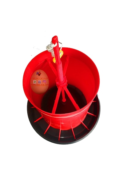 15 Kg Askılı Ayaklı Tavuk Yemliği Broiler Plastik Kanatlı Yemliği