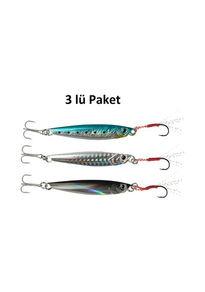 Ryuji Jig King 5.8cm 15gr Real Mix Jig 3 Adet