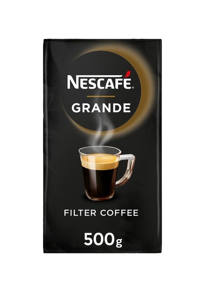 Nescafe Filtre Kahve 500 G Grande - Yumuşak Lezzet - 6 Adet Tarı