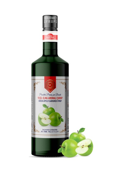 Nish Elma Aromalı Şurup 700 Ml - Pet Şişe