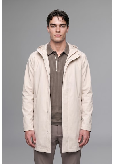Defacto Regular Fit Kapüşonlu Çıtçıtlı Astarlı Suni Deri Parka H2892ax26aubg721 Bej-bg721