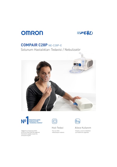 Omron C28P Dayanıklı Nebulizatör