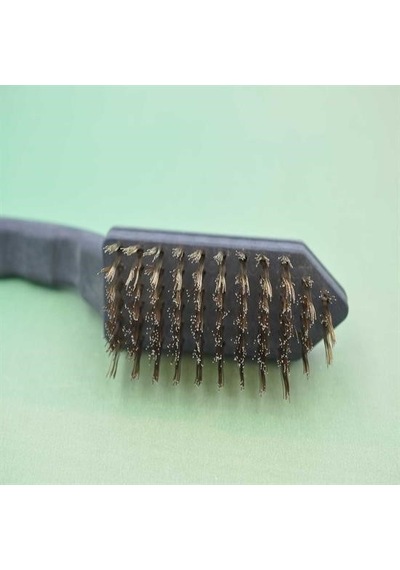 Hobibahçem Metal Tel Fırça Plastik Saplı Pas Kir Sökme Temizleme Fırçası