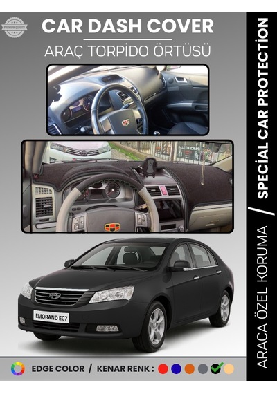 Geely Emgrand Ec7 2009-2017 Torpido Örtüsü Ön Göğüs Koruma Torpido Koruma Çatlamayı Önler - 985 Stiloto