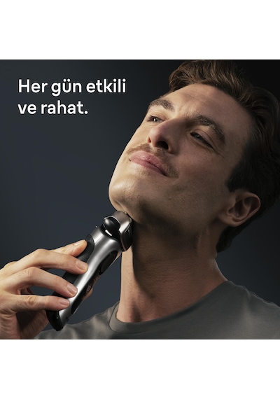 Braun Series 8 Elektrikli Tıraş Makinesi, Islak Ve Kuru, Şarj Standı, 8617s 1 Saat
