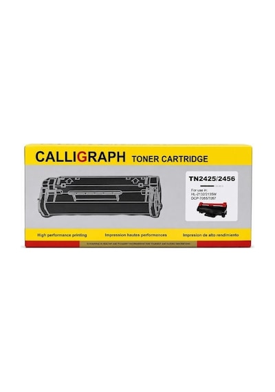 Calligraph Brother Tn 2456/2425 Uyumlu  Siyah Lazer Toner 3000 Sayfa