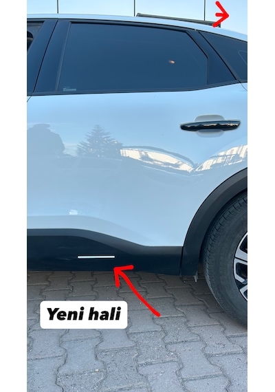 Sivas3d Citroen C4-c4x Ön Tampon Ve Kapı Üstü Çubuk 2 Adet