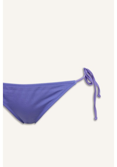 Defacto Regular Fıt Bağcıklı Bikini Altı T3670az26smpr452 Mor-pr452