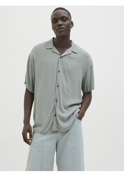 Jack & Jones Erkek Kısa Kollu Gömlek - Jeff - 12268443 Iceberg Green Çok Renkli