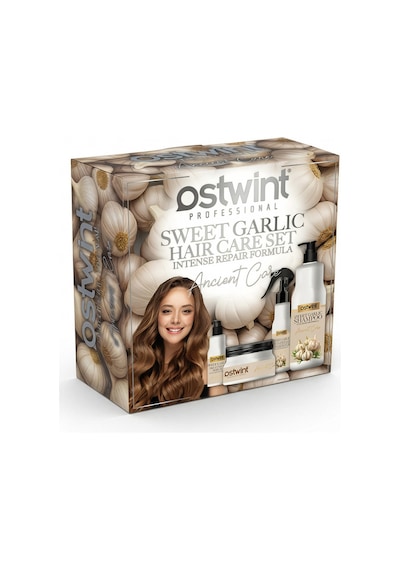 Sweet Garlic Sarımsak Özlü 4'lü Profesyonel Saç Bakım Seti Yoğun Onarıcı Bakım Formülü