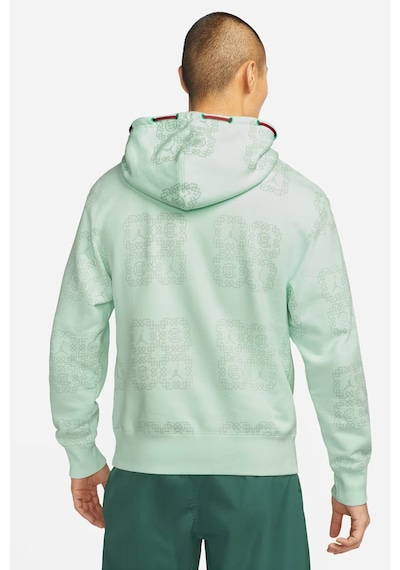 Nike Jordan X-clot Mens Fleece Grafik Baskılı Kapüşonlu Erkek Sweatshirt Yeşil